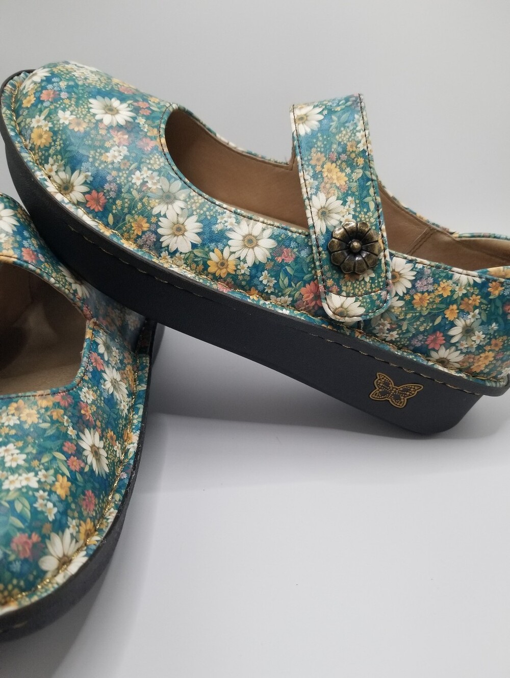 Alegria Floral Mary Jane Shoes EU 38 US 8